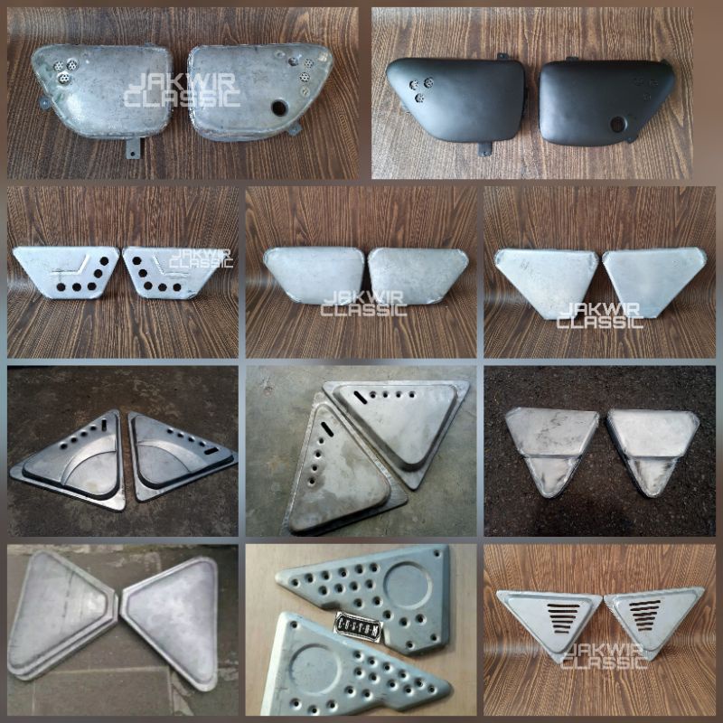 tutup aki dop aki tutup bok aki cover samping custom japstyle w175 gl cb tiger dan tutup batre lainn