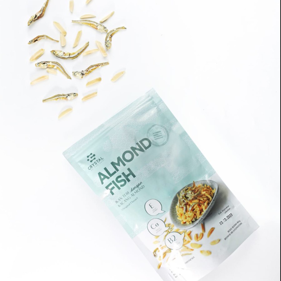 Crystal Of The Sea Almond Fish Snack 80gr