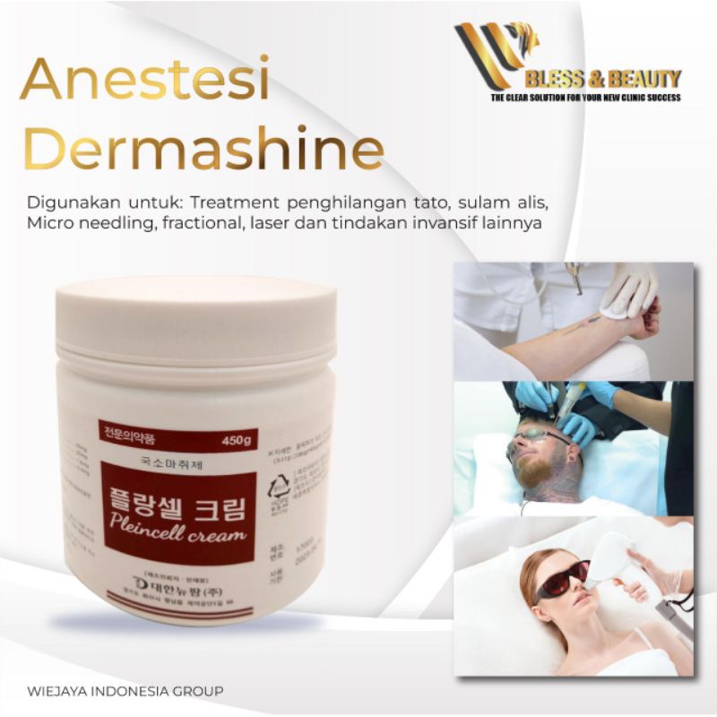 Anastesi Dermashine Krim Anestesi Tatto Sulam Alis Dermapen Laser Premium