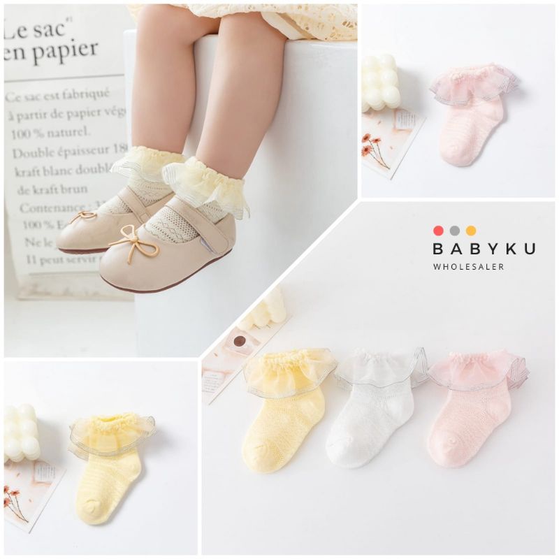 Kaos kaki renda bayi / Kaos kaki bayi anak perempuan
