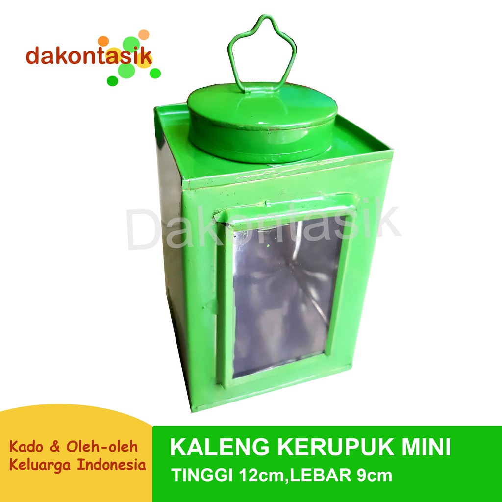 Dakontasik - Kaleng Kerupuk Mini Mainan Anak Jadul