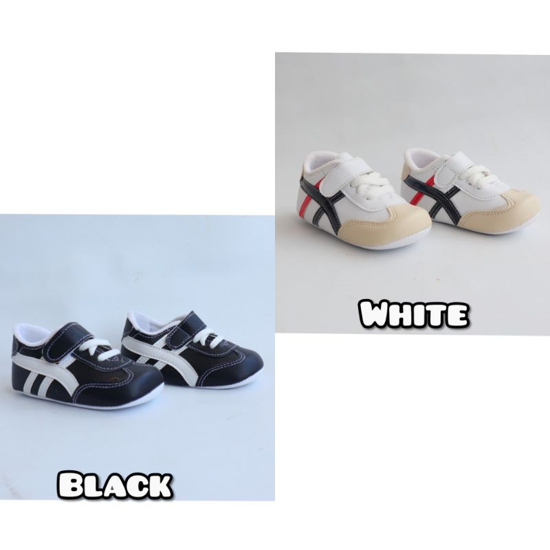 Sepatu Anak Bayi Laki-laki Sporty Black White