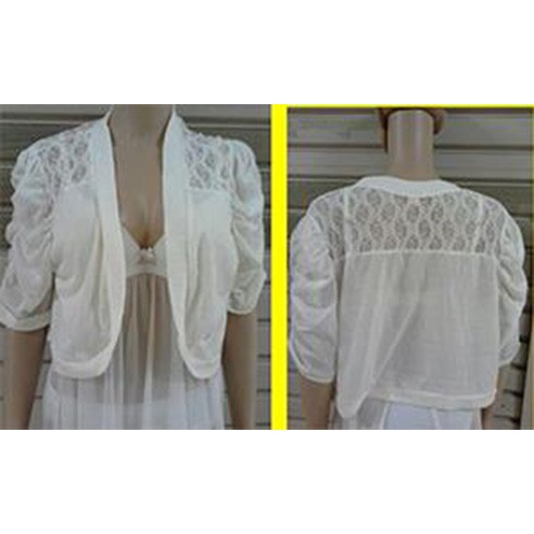 BB-BOLERO WHITE LACE