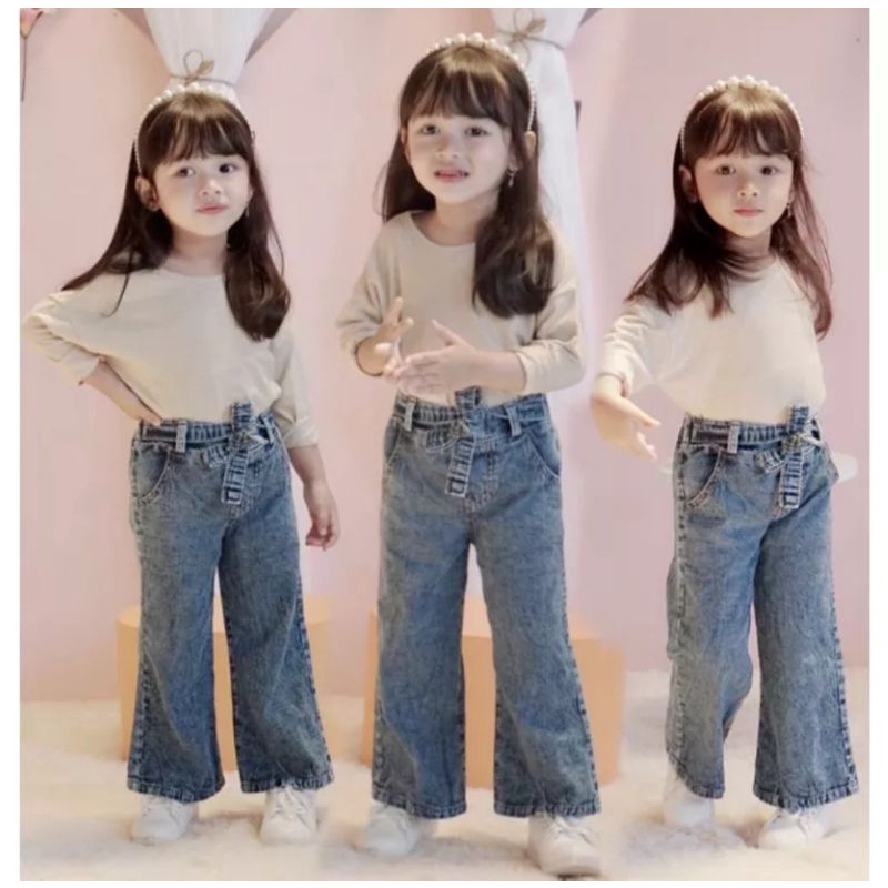 KULOT JEANS ANAK PEREMPUAN 3-7 TAHUN