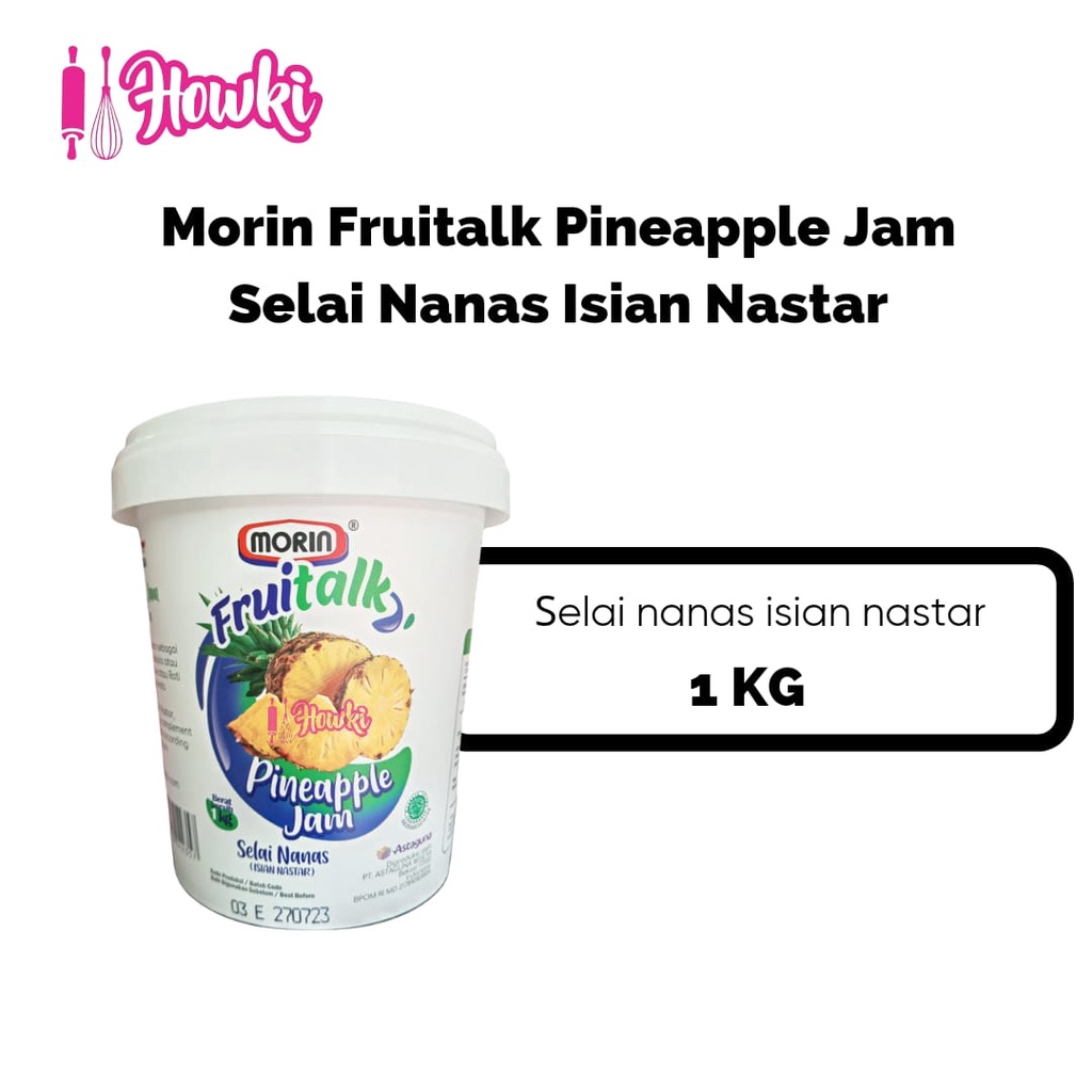 

SELAI NANAS NASTAR MORIN 1 kg pail MURAH