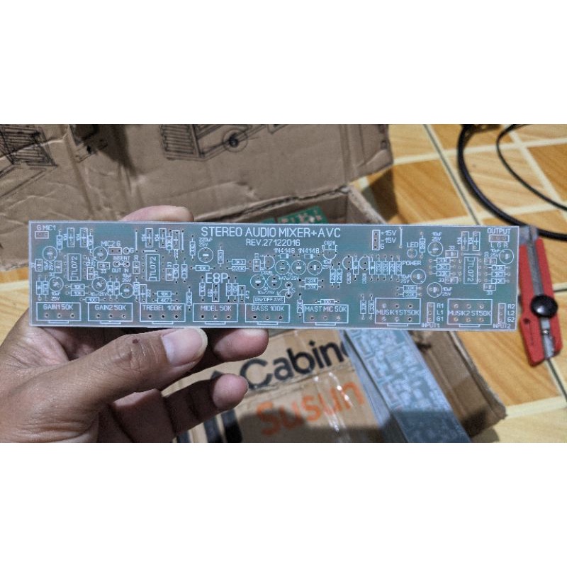 Jual PCB STEREO AUDIO MIXER+AVC+TONE CONTROLL Indonesia|Shopee Indonesia