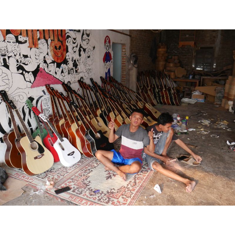 GITAR AKUSTIK CORT AD810 Custom GRATIS PACKING KAYU