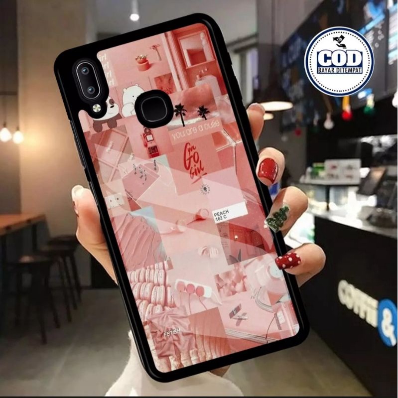 ubluk store case Vivo Y91,Y93,Y95 motif aesthetic 02 hardcase