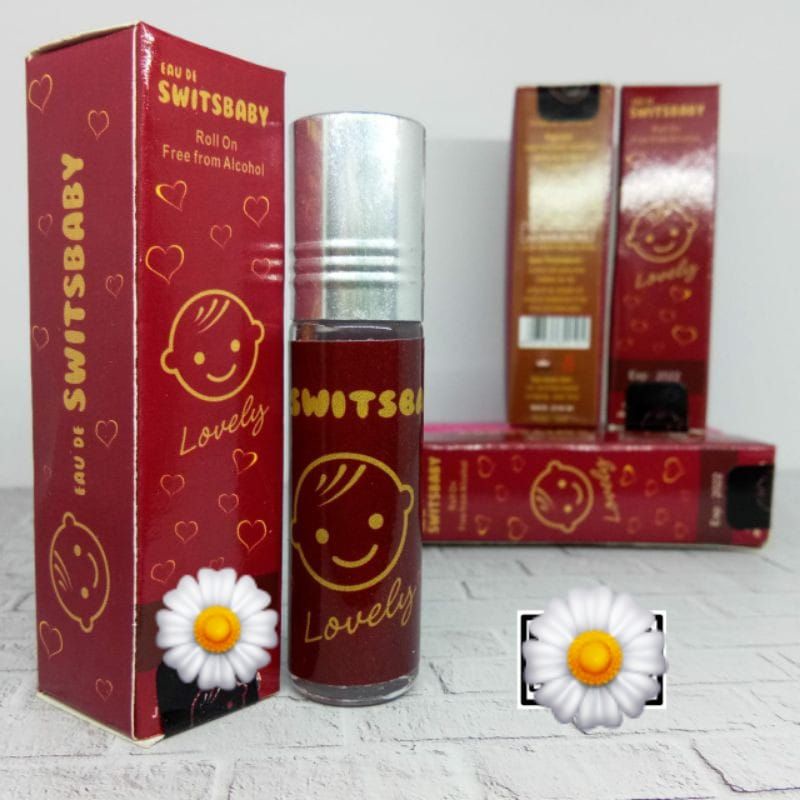 Medan Termurah Premium Material Roll on non alkohol Parfume 7ml Switsbaby