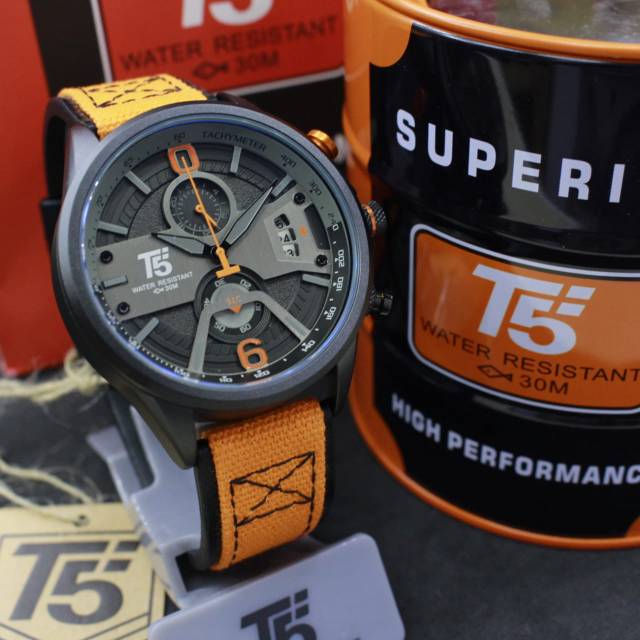 Jam Tangan Pria Original T5 H3584 Crono Aktif
