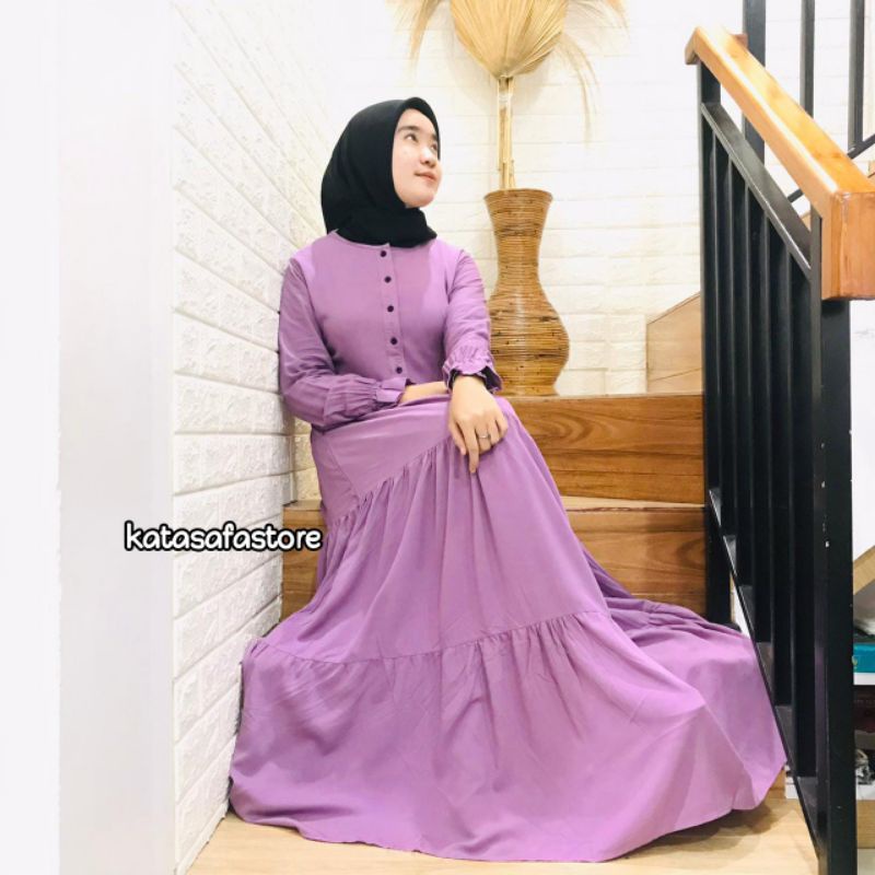 Gamis Rayon/ Gamis Harian/Gamis Adem/Gamis Kasual