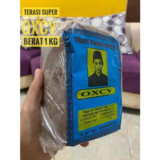 Terasi Udang Super OXCY 1Kg Terasi Termantap Jiwa Terasi Ternikmat Dan Termurah