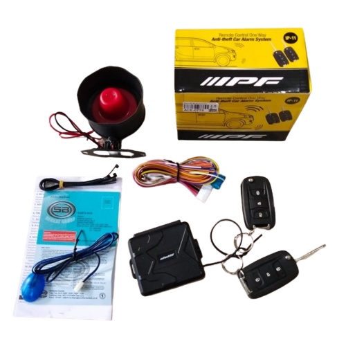 Alarm Kunci Lipat IPF Remote Control One Way IP-11 / Alarm mobil new IPF ipf original termurah / Ala