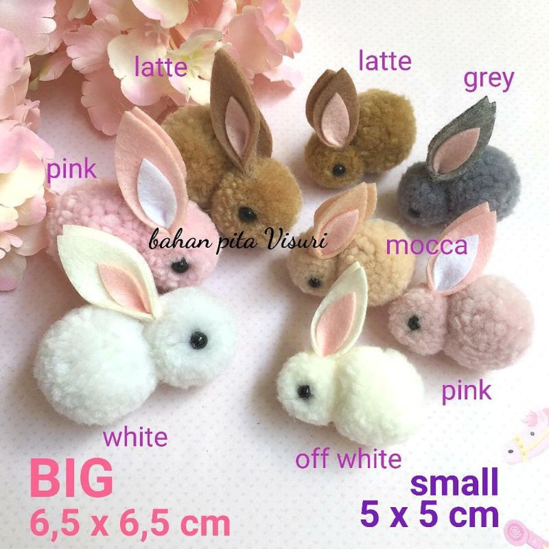 Aplikasi Bunny Wool Big 6,5 x 6,5