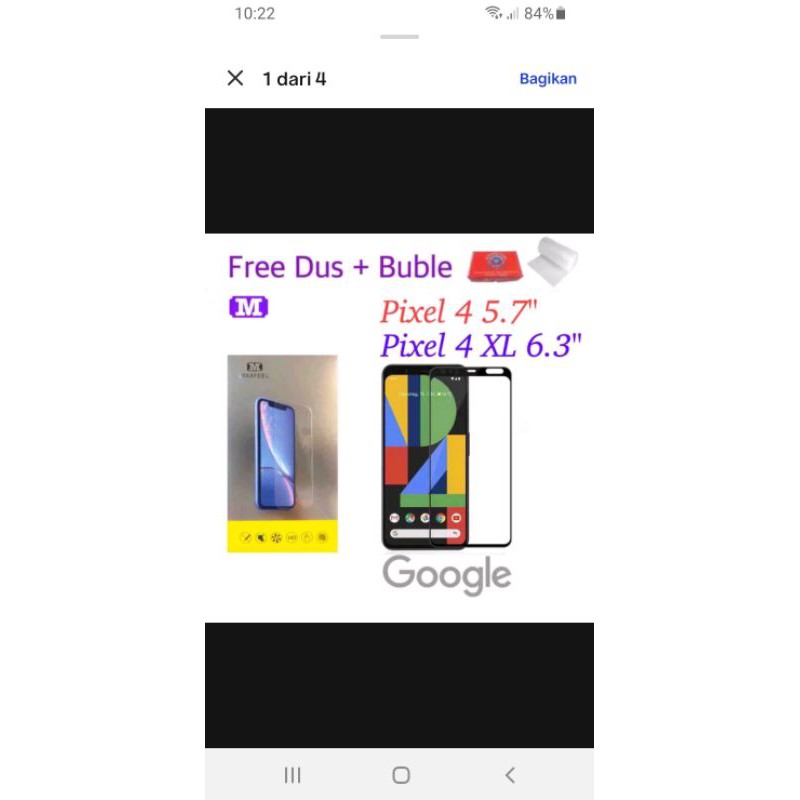 Maxfeel Tempered Glass GOOGLE PIXEL 4 GOOGLE PIXEL 4XL FULL COVER PREMIUM GLASS