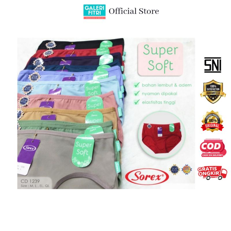 Celana Dalam Sorex 1239 / 1257 - CD Sorex 1239 - Celana Dalam Sorex - CD Sorex - Sorex 1239 - Sorex 