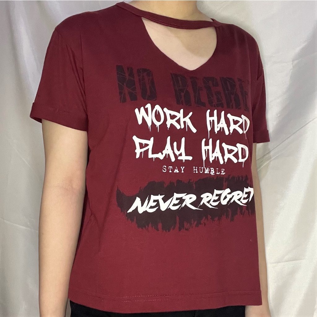 ATASAN PREMIUM CB COLORBOX MERAH TUA RED MAROON MARUN TOP TEE POLOS CASUAL KASUAL KAOS KAUS BLOUSE B