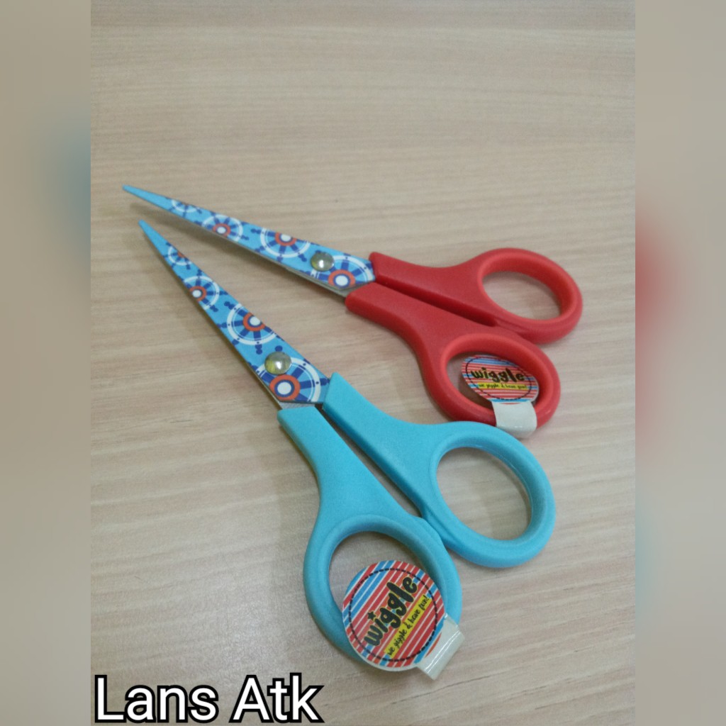 GUNTING KERTAS ANAK / SCISSORS WIGGLE DESAIN NAUTICAL