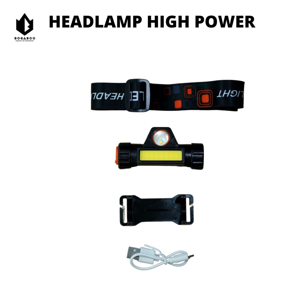 Headlamp Charging - Headlamp USB Charging - Headlamp cas - lampu kepala - senter kepala