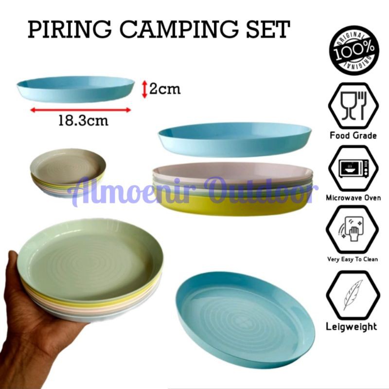 Piring Camping Hicking Set