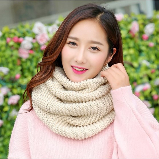 Syal Rajut Panjang Wanita Musim Dingin / Long Winter Scarf