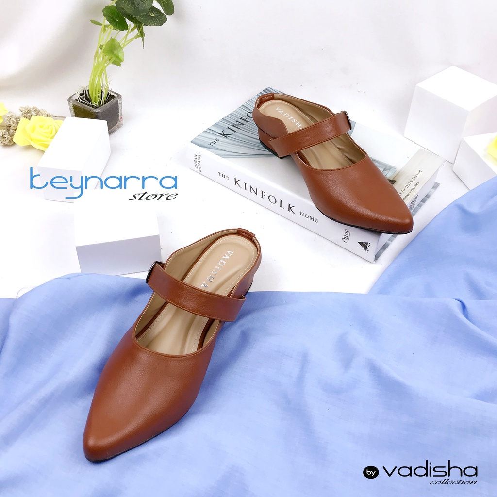 VADISHA DEANA Sendal Wanita, Sendal Heels/ Sendal Hak Tahu 3cm RR 03  By.Keynarra Store