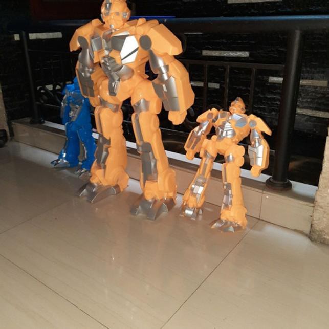 Robot Transformer Bumblebee Optimur Prime Jumbo Besar Nyala Suara Lf8 Shopee Indonesia