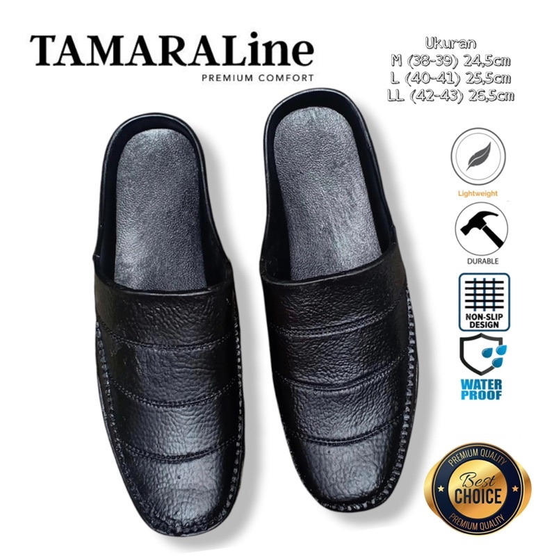 Sandal Sepatu Selop Karet Pria Anti licin Murah Promo TAMARALine 213