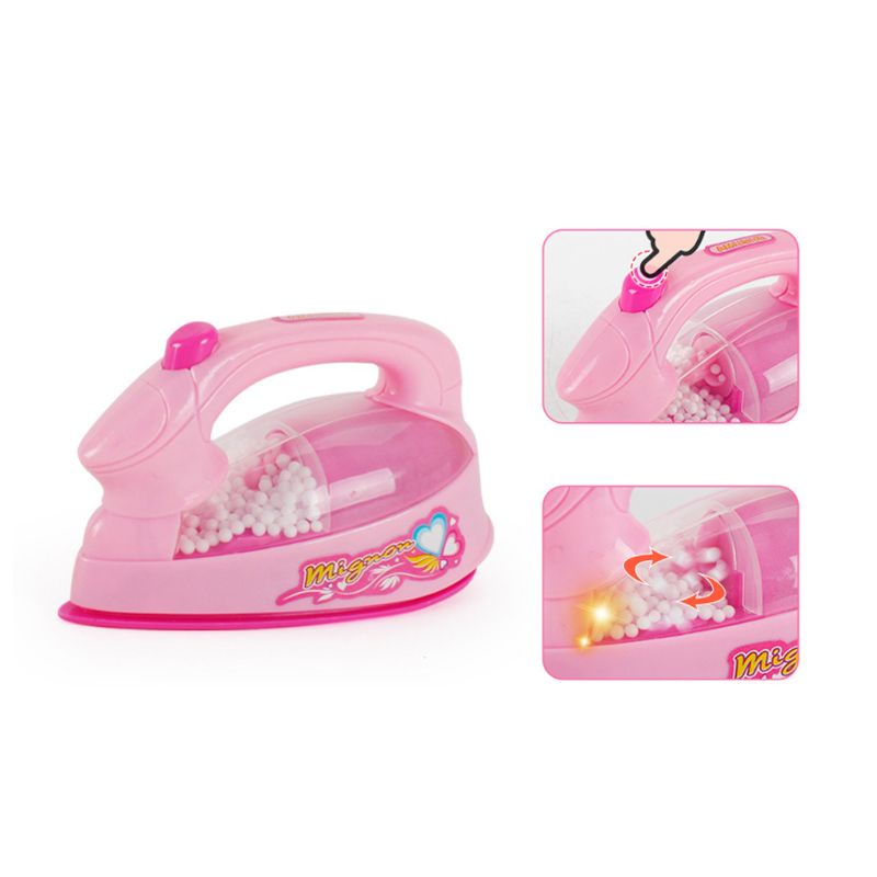 Mary Anak Kid Boy Girl Mini Kitchen Alat Listrik Elektrik Besi Mainan Set Du