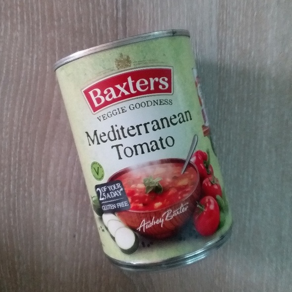 

Baxters Mediterranean Tomato Soup Gluten Free Veg Campbells UK Spore Plus Bubble Wrap