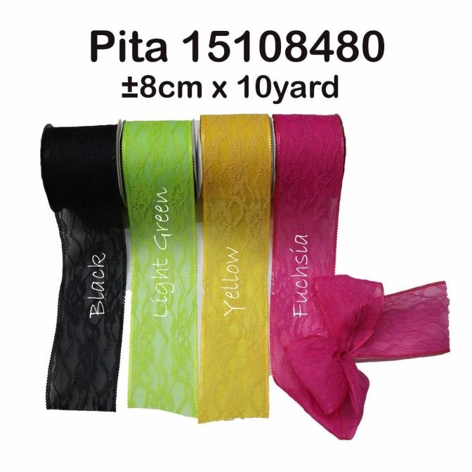 

Sale!!! Pita 15108480 8Cm X 10Yard - Ribbon - Kado - Hadiah - Gift - Paling Dicari