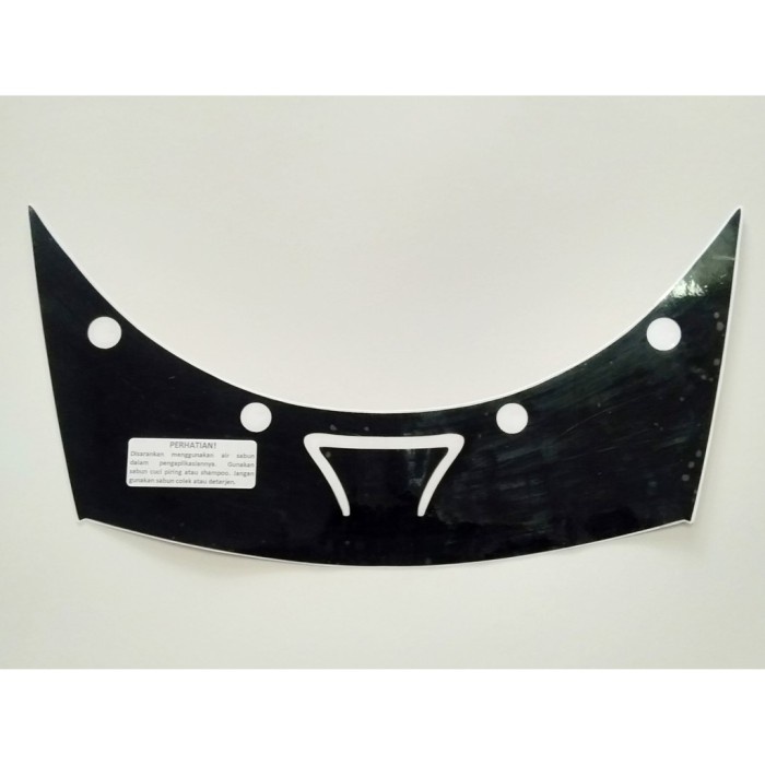 Stiker Decal Striping Windshield barong Ninja RR OLD ZX Hitam Doff