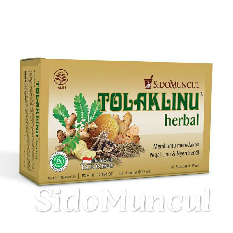 

Tolak linu herbal Sidomuncul (5 sachet @15ml)