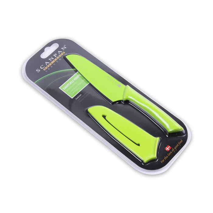 SCANPAN PISAU SANTOKU KNIFE SPECTRUM GREEN 14CM (F) ORIGINAL