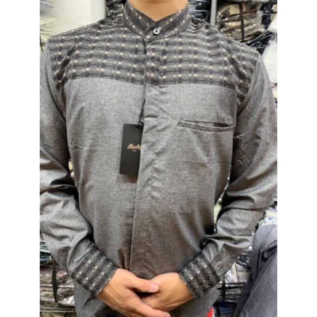 Kemeja koko harley warna abu tua abu rokok Shopee Kemeja koko harley warna abu tua abu rokok Shopee