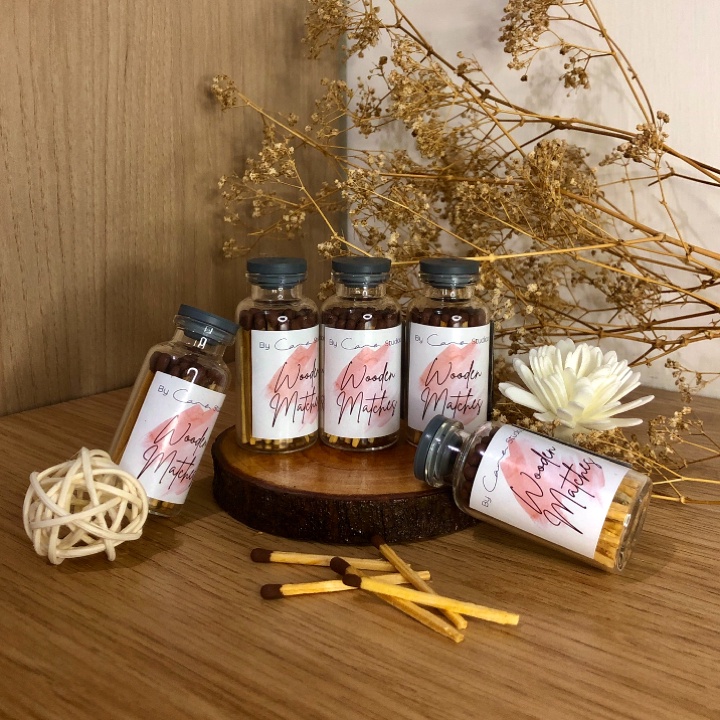 Jual WOODEN MATCHES KOREK API KAYU DALAM BOTOL KOREK API AESTHETIC CANA STUDIOO Shopee Indonesia