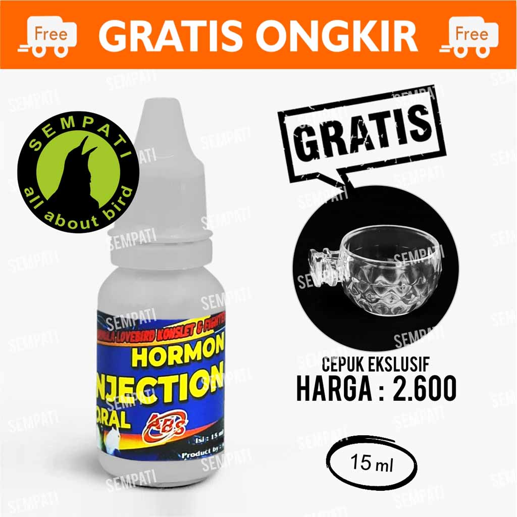 Hormon Injection Oral Abs Doping Burung Import Reaksi Cepat Vitamin Hormon Injection Abs Konslet Gacor Seketika Vitamin Obat Burung Lovebird Ngekek Konslet