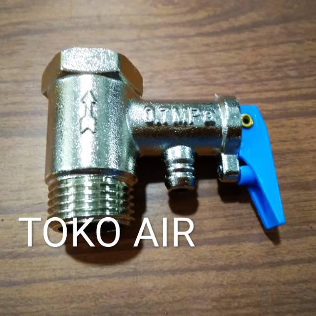 Safety valve water heater /Safety valve pemanas air listrik