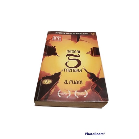 buku novel negeri 5 menara bekas original