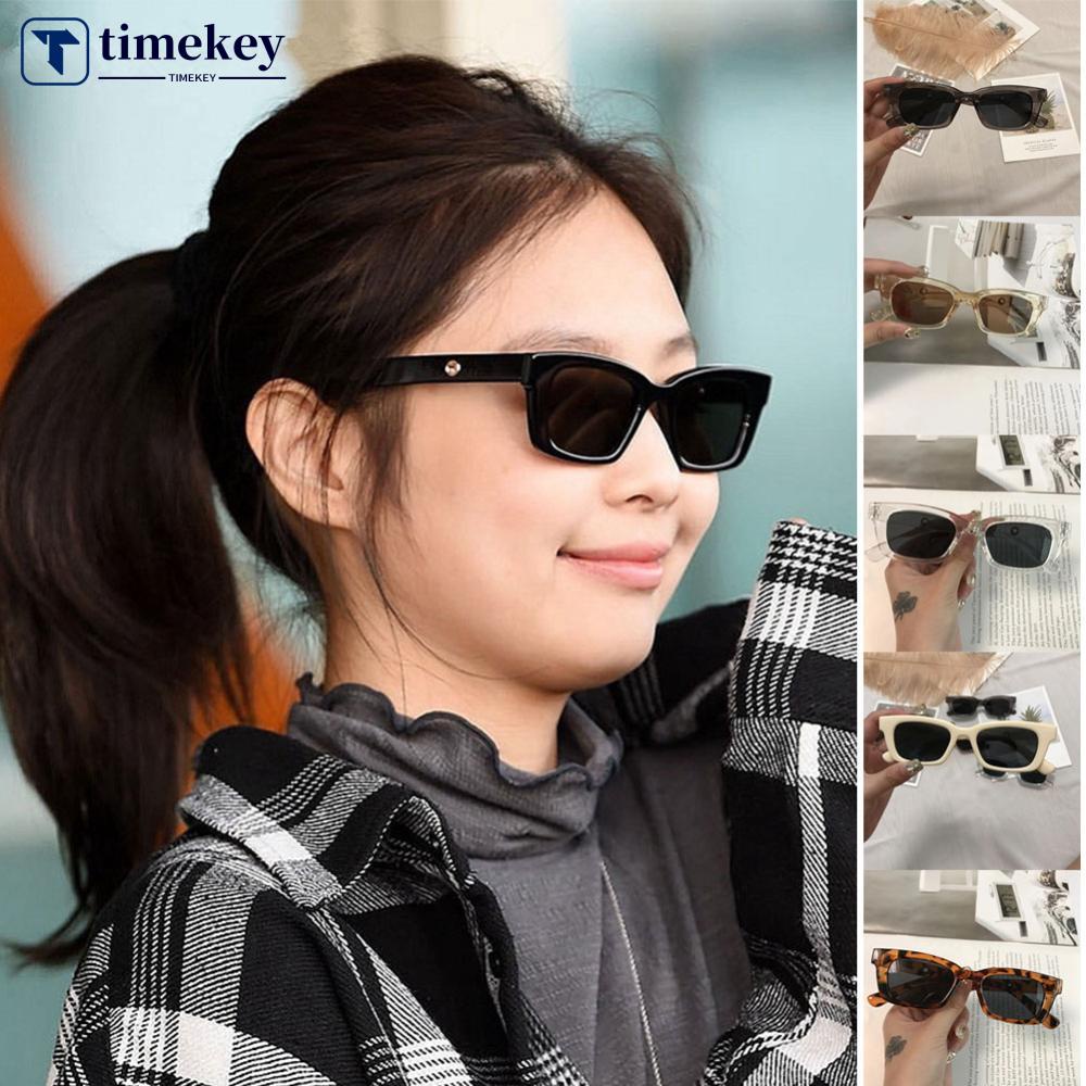 Timekey you K7R5 Kacamata Hitam Frame Kotak Besar Untuk Priawanita