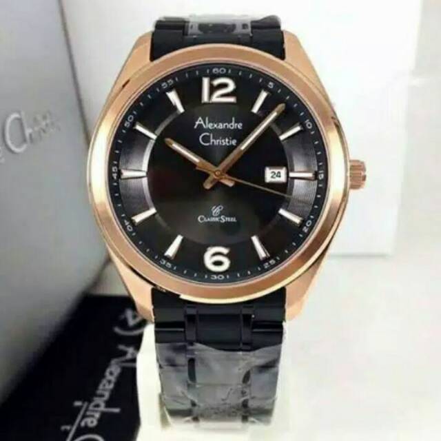 JAM TANGAN PRIA ALEXANDRE CHRISTIE ORIZINAL SERIES 8583 FREE BATRAI CADANGAN MODEL TERBARU