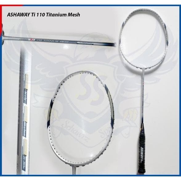 RAKET BADMINTON ASHAWAY TI 110 TI110 TITANIUM MESH MADE IN USA