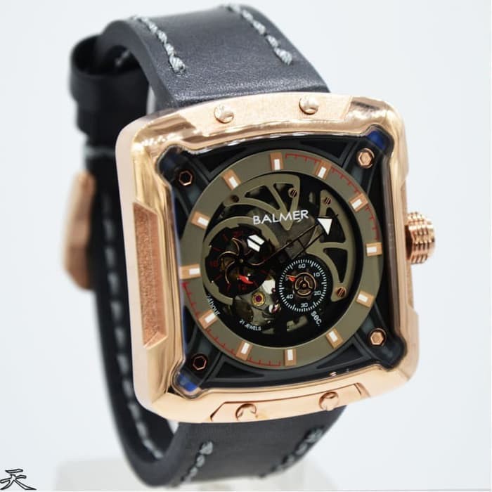 Balmer B.7982MR Rosegold Leather Black Original