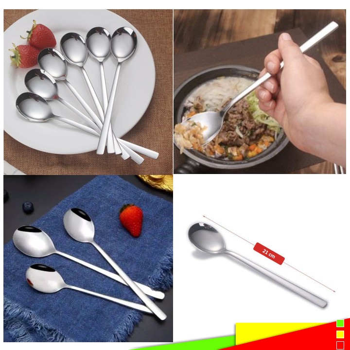 Sendok Makan Korea Stainless 1 Lusin