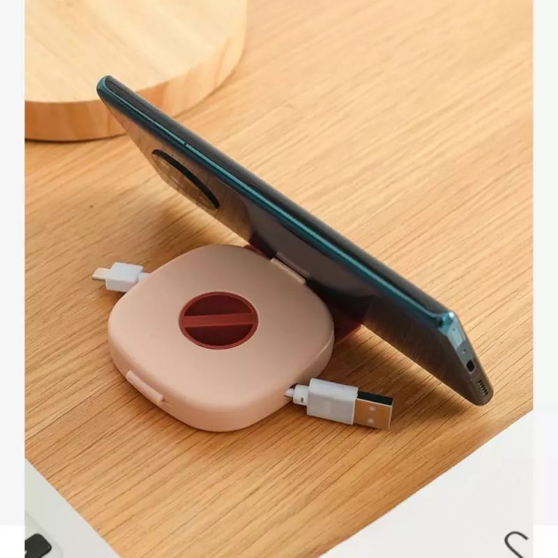Kotak penyimpanan kabel data headset mini/Portable cable data rotating