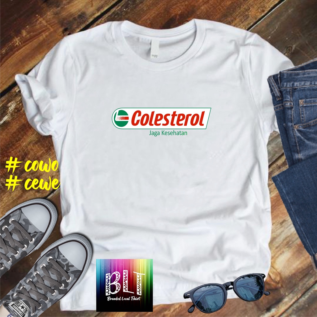 Cod/Kaos Dtf colesterol/Kaos Terlaris Kualitas Terjamin Kaos Pria Distro Hits2022/Kaos Murah Kaos Cotton 30s Kaos katun/Kaos Bergambar Kaos Distro Kaos Pria Dan Wanita Kaos Kata2 Lucu Kaos Viral/Kaos Promo/Best Seller