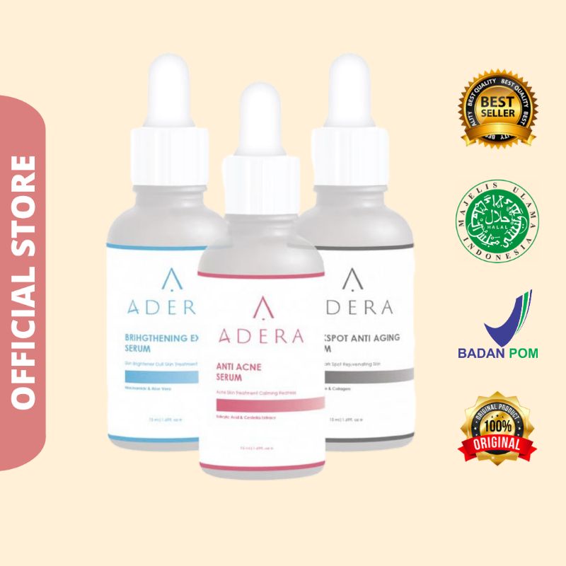 ADERA Serum Wajah/Face Serum Brightening/Dark Spot/Anti Acne Original
