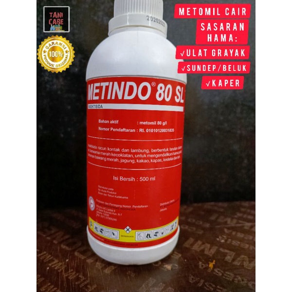 METINDO 80 SL METOMIL HAMA KAPER/HAMA WALANG/HAMA ULAT 500 ML