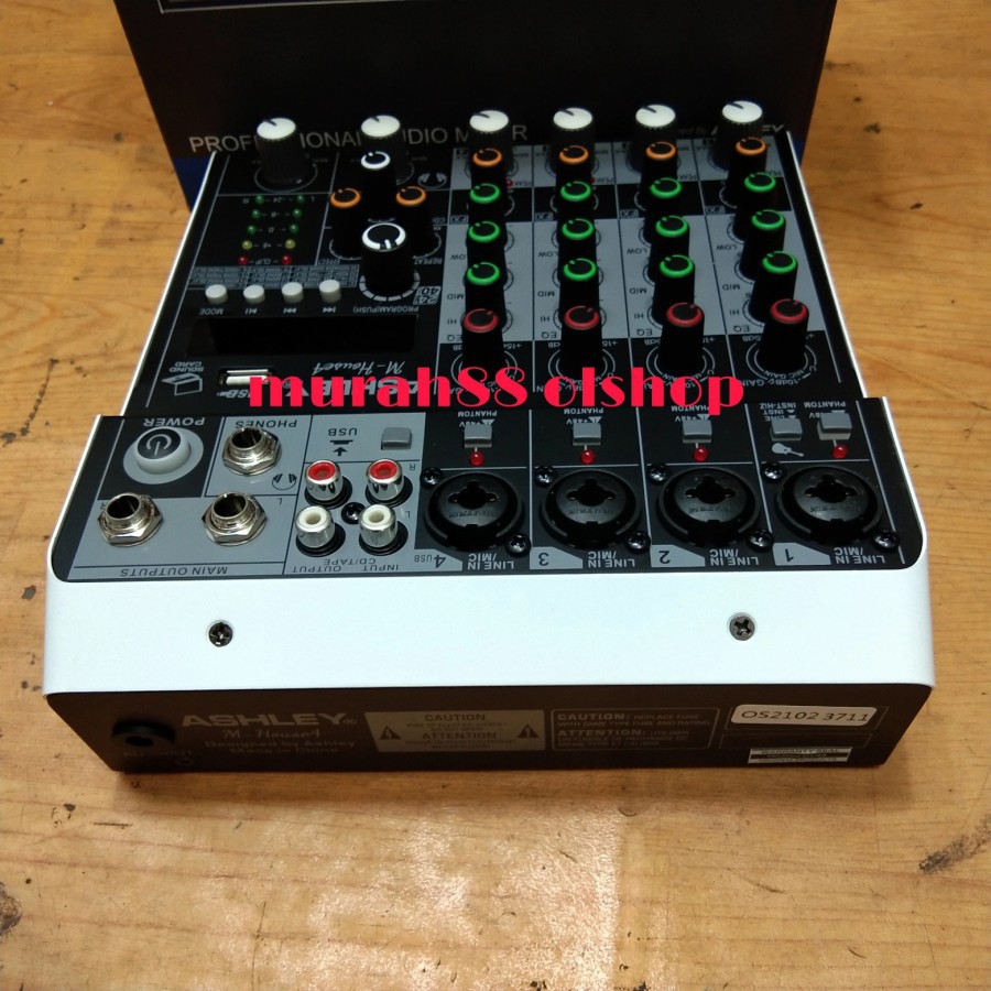 mixer ashley M-house4 4ch bluetooth with soundcard