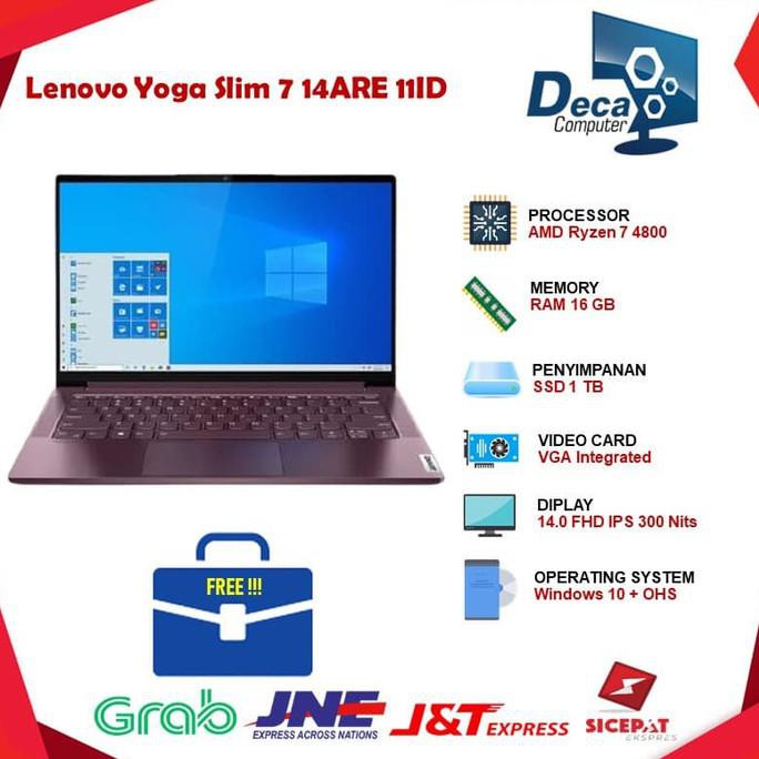 SALE Lenovo Yoga Slim 7 14ARE 11ID Ryzen 7 4800 16GB 1TBssd W10+OHS 14.0FHD